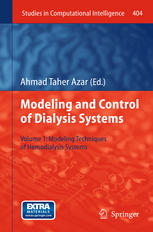 Modelling and Control of Dialysis Systems: Volume 1: Modeling Techniques of Hemodialysis Systems 2012