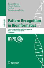 Pattern Recognition in Bioinformatics: 7th IAPR International Conference, PRIB 2012, Tokyo, Japan, November 8-10, 2012, Proceedings