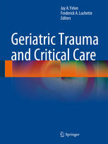 Geriatric Trauma and Critical Care 2013