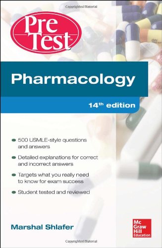 Pharmacology PreTest Self-Assessment and Review 14/E 2013