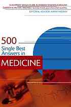 500 Single Best Answers in Medicine 2011