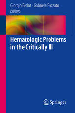 Hematologic Problems in the Critically Ill 2014