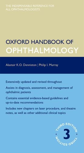 Clinical skills ;Investigations and their interpretation ;Ocular trauma ;Lids ;Lacrimal ;Conjunctiva ;Cornea ;Sclera ;Lens ;Glaucoma ;Uveitis ;Vitreoretinal ;Medical retina ;Orbit ;Intraocular tumours ;Neuro-ophthalmology ;Strabismus ;Paediatric ophthalmology ;Refractive ophthalmology ;Aids to diagnosis ;Vision in context ;Ophthalmic surgery: anaesthetics and perioperative care ;Ophthlmic surgery - theatre notes ;Laser ;Therapeutics ;Evidence-based ophthalmology ;Resources 2014