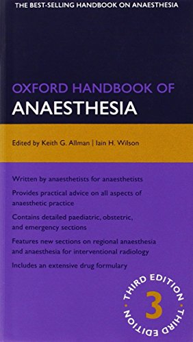 Oxford Handbook of Anaesthesia 2011