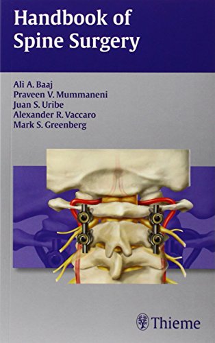 Handbook of Spine Surgery 2012