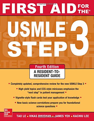 First Aid for the USMLE Step 3, Fourth Edition 2015