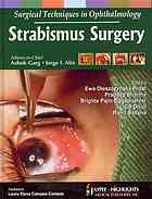 Surgical Techniques in Ophthalmology: Strabismus Surgery 2011