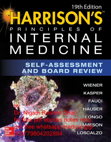 Harrison's Principles of Internal Medicine Self-Assessment and Board Review, 19th Edition 2017