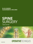 Operative Techniques: Spine Surgery 2017