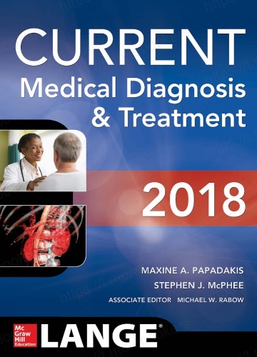 CURRENT Medical Diagnosis and Treatment 2018, 57th Edition 2017