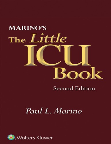 Marino's the Little ICU Book 2016