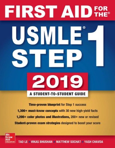 First Aid for the USMLE Step 1 2019, Twenty-ninth edition 2018