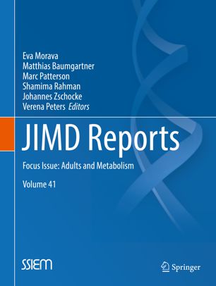 JIMD Reports, Volume 41: Focus Issue: Adults and Metabolism 2018