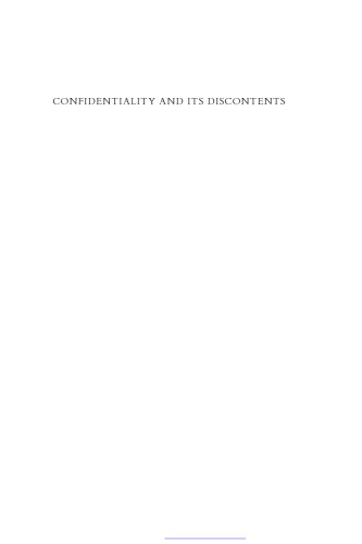 Confidentiality and Its Discontents: Dilemmas of Privacy in Psychotherapy 2015