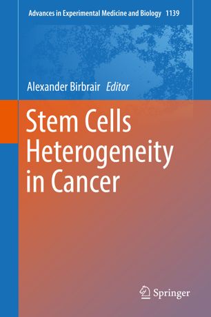 Stem Cells Heterogeneity in Cancer 2019