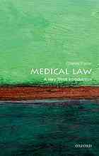 Medical Law: A Very Short Introduction 2013