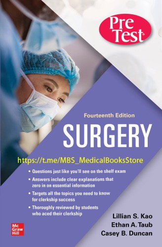 Surgery PreTest Self-Assessment and Review, Fourteenth Edition 2019
