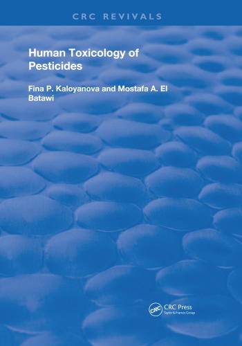 Human Toxicology of Pesticides 2019