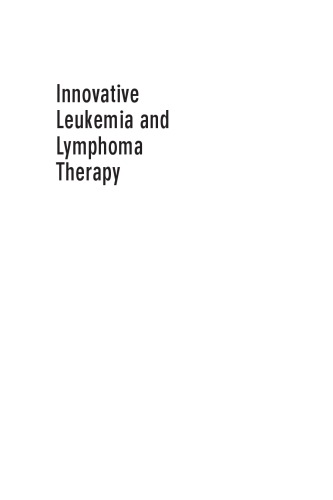 Innovative Leukemia and Lymphoma Therapy 2019