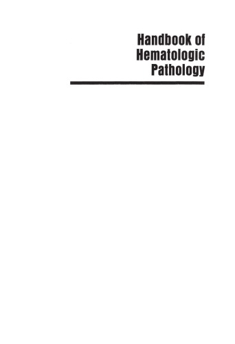 Handbook of Hematologic Pathology 2019