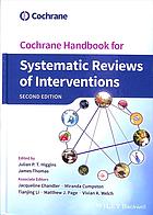 Cochrane Handbook for Systematic Reviews of Interventions 2019