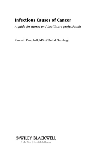 Infectious Causes of Cancer: A Guide for Nurses and Healthcare Professionals 2011