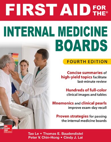 First Aid for the Internal Medicine Boards, Fourth Edition 2017