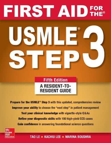 First Aid for the USMLE Step 3, Fifth Edition 2018