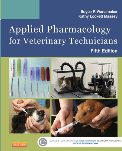Applied Pharmacology for Veterinary Technicians 2015