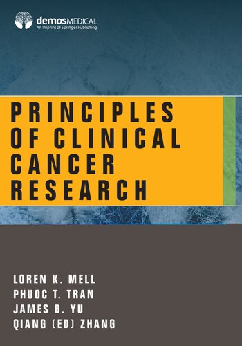 Principles of Clinical Cancer Research 2018