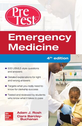 Emergency Medicine PreTest Self-Assessment and Review, Fourth Edition 2016