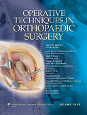 Operative Techniques in Orthopaedic Surgery 2012