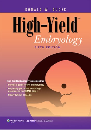 High-Yield Embryology 2013