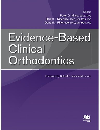 Evidence-based Clinical Orthodontics 2012