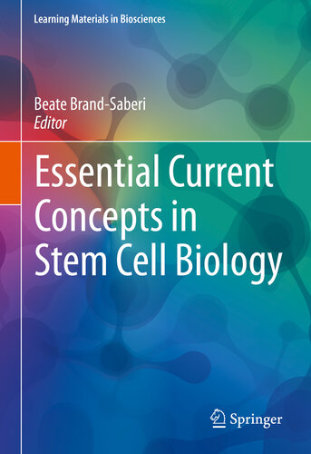 Essential Current Concepts in Stem Cell Biology 2020