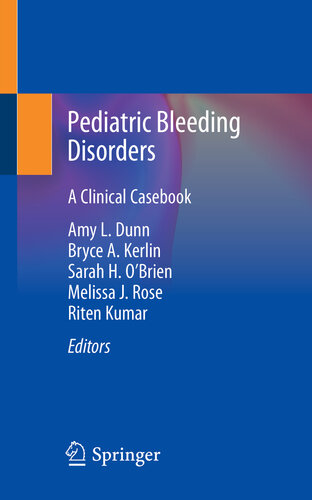 اختلالات خونریزی کودکان: کتاب درسی بالینی