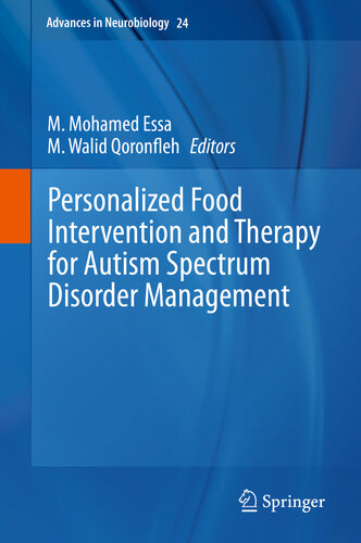 Personalized Food Intervention and Therapy for Autism Spectrum Disorder Management 2020