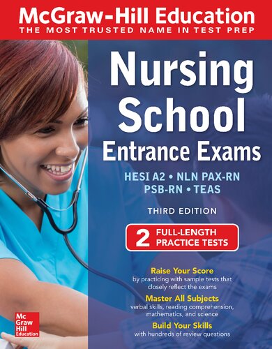 McGraw-Hill Education Nursing School Entrance Exams, Third Edition 2019