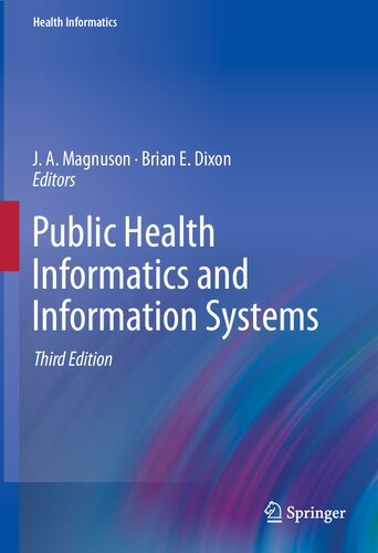 Public Health Informatics and Information Systems 2020