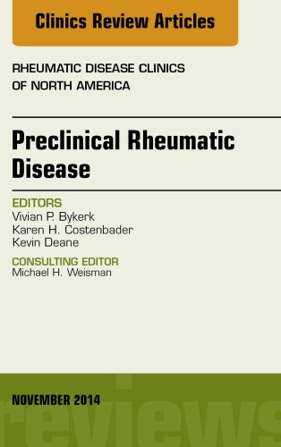 Preclinical Rheumatic Disease 2014