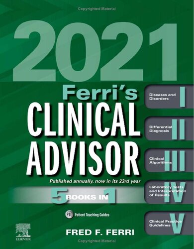 Ferri's Clinical Advisor 2021: 5 Books in 1 2020
