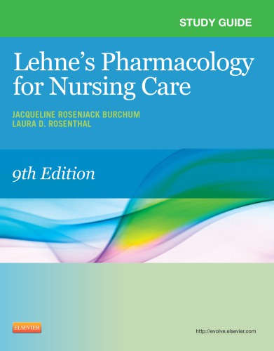راهنمای مطالعه فارماکولوژی Lehne برای مراقبت های پرستاری
