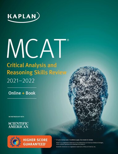 MCAT Critical Analysis and Reasoning Skills Review 2021-2022: Online + Book 2020