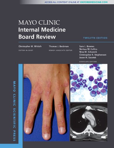 Mayo Clinic Internal Medicine Board Review 2019