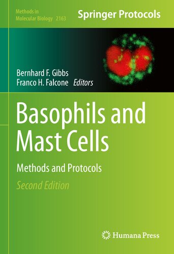 Basophils and Mast Cells: Methods and Protocols 2020