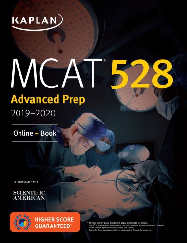 MCAT 528 Advanced Prep 2019-2020: Online + Book 2018