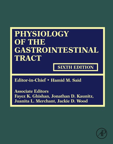 Physiology of the Gastrointestinal Tract 2018