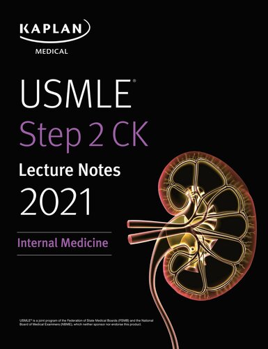 USMLE Step 2 CK Lecture Notes 2021: 5-book set 2020