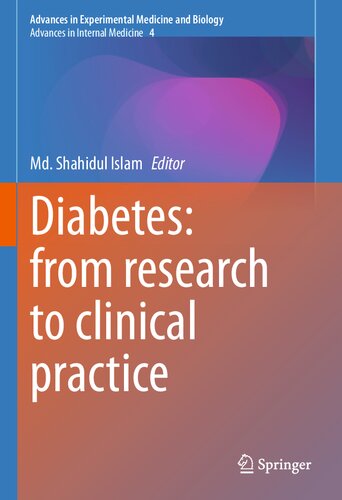 Diabetes: from Research to Clinical Practice: Volume 4 2020