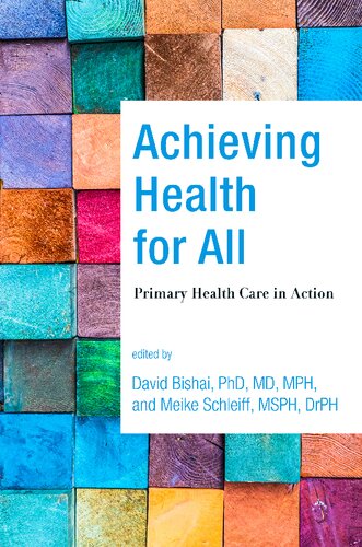 Achieving Health for All: Primary Health Care in Action 2020